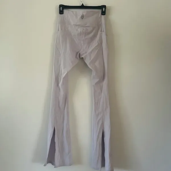 Free People Intimately Never Better Flare Pants-Lavender Shadow Size S - Image 5