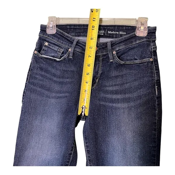 Signature By Levi Strauss & Co Jeans Womens 6 Blue Modern Slim Straight Denim - Image 10