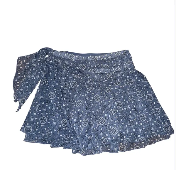 Aerie Chiffon wrap mini skirt - Image 5