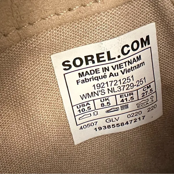 Sorel Harlow Conquest Urban Hiker Waterproof Boot in Sandy Tan Size 10.5 - Image 12