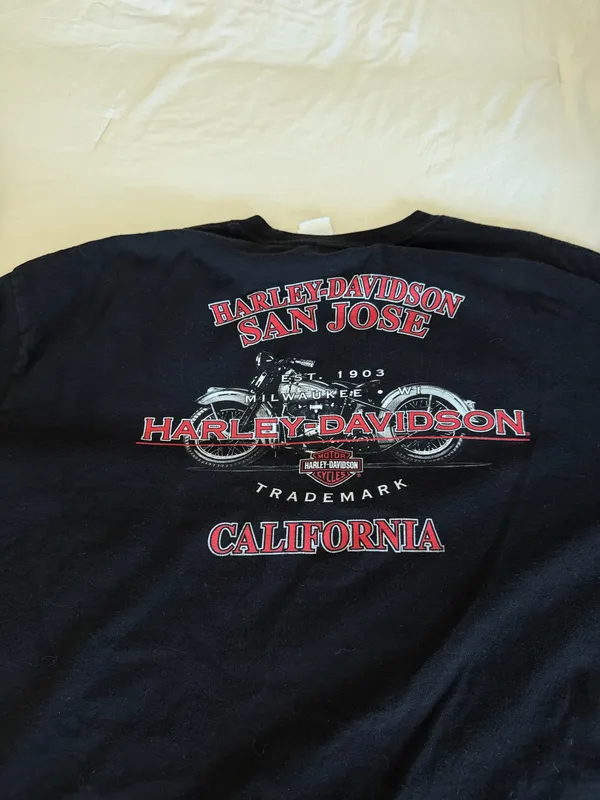 Santa Harley Davidson graphic tee  - Image 4