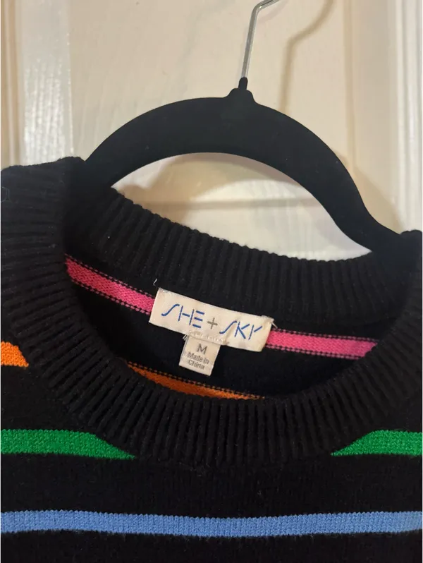 She & Sky Sweater Top - Image 2