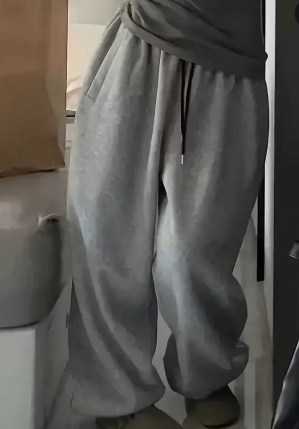 Jogging pants grey plus size XXL Gray - Image 2