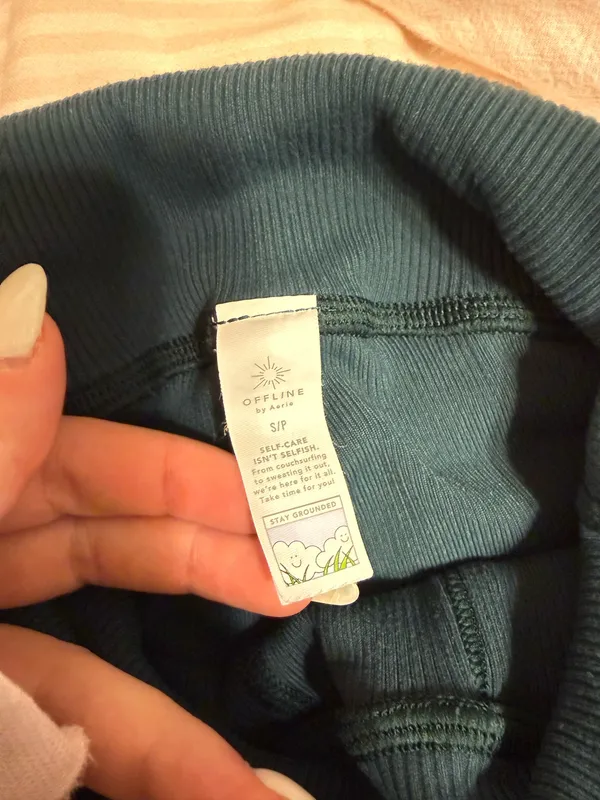 Aerie Foldover Flare Leggings  - Image 3