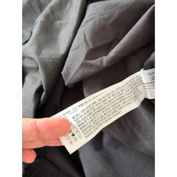 English Factory Dress Black Open‎ Back Crisscross Strap Tiered Midi Small NEW - Image 8