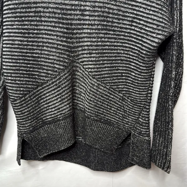 NWOT All saints cowl neck dead wood Altair black gray warm sweater sz Small - Image 3