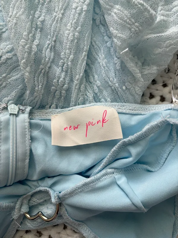 New Pink Dress Blue Size M - Image 5