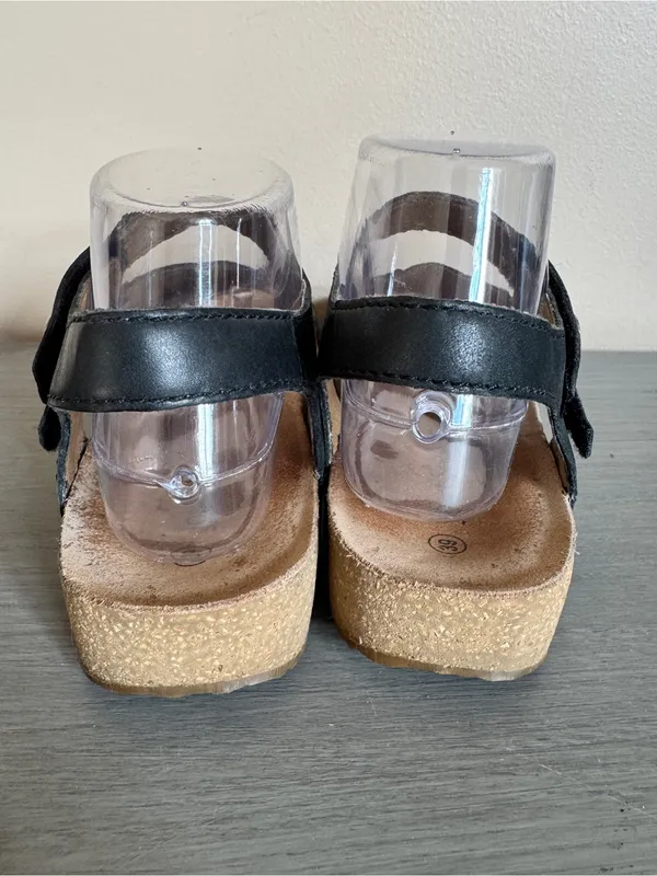 Josef Seibel Womens Black Leather Tonga Sandals EU 39 US 8.5 - Image 4