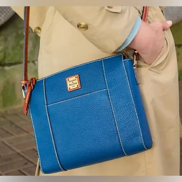 New Dooney &‎ Bourke Pebble Leather Lexington Crossbody - Image 3