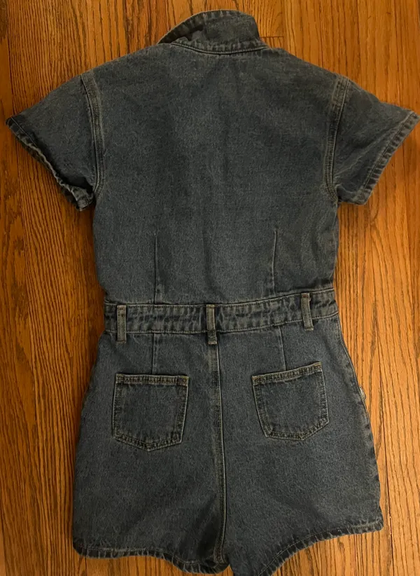 Denim Romper - Image 5