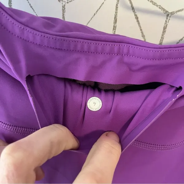 Lululemon Base Pace Tight 25” Magenta Energy Bra Bundle - Image 8