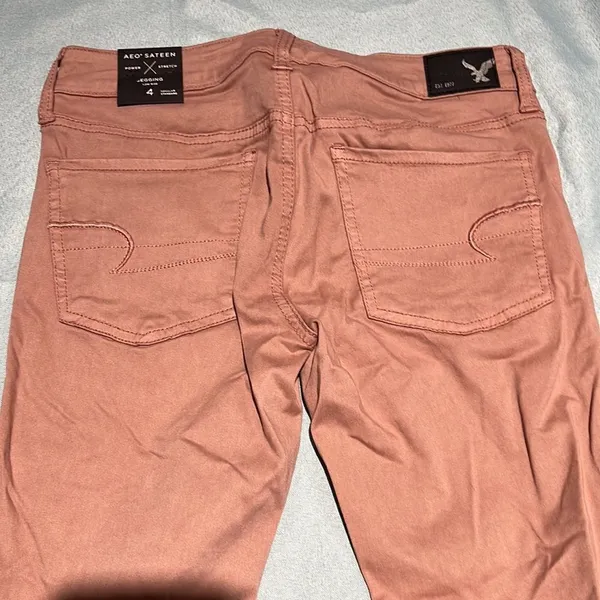 American Eagle Super Stretch low rise Jeggings‎ Sz 4 C21 - Image 7