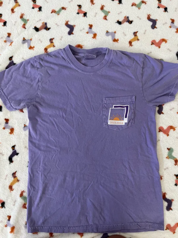 Comfort Colors Purple T-Shirt - Image 2