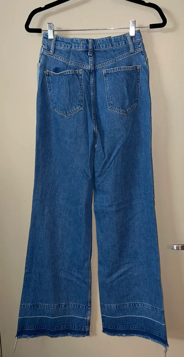 wide leg jeans - Image 2