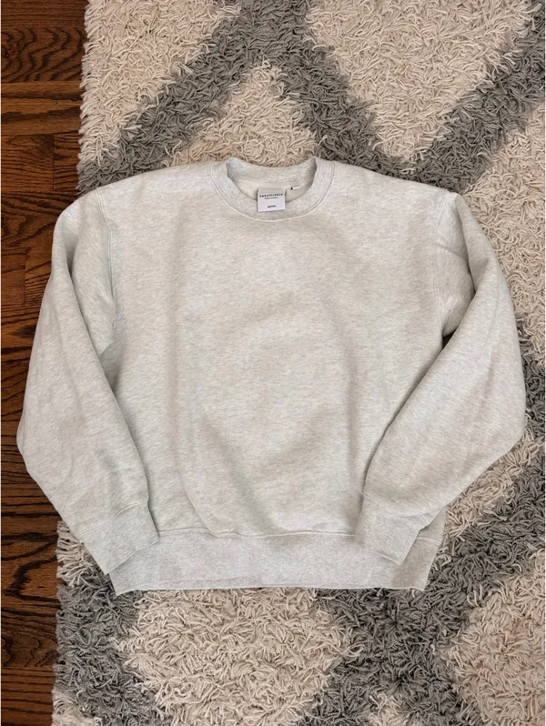 Aritzia Sweatfleece Perfect Fit Crewneck - Image 2