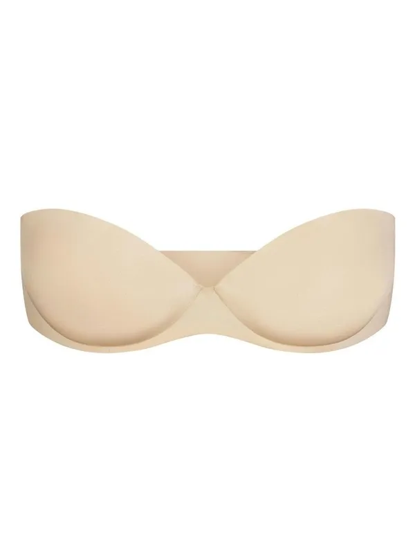 SKIMS ULTIMATE NWT Strapless Push-Up Bra Sand color, 34C - Image 4