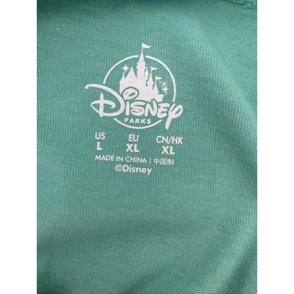 Disney Parks Walt Disney World Mickey Mouse Hoodie Womens L Mint Green Cotton - Image 6