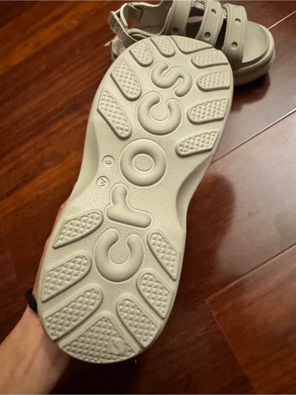CROCS Platform Sport Sandals in Beige - Image 3