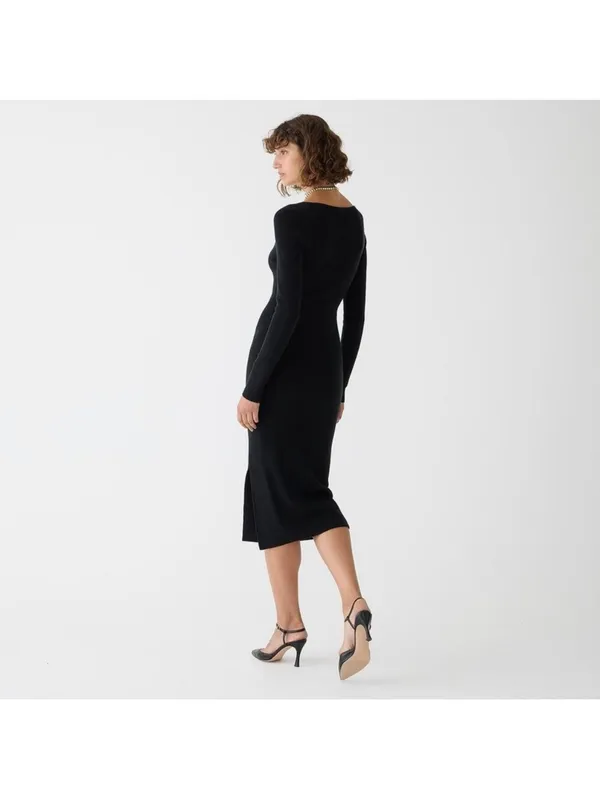 J Crew Side Slit‎ Sweater Dress Womens Size XXS - Image 7