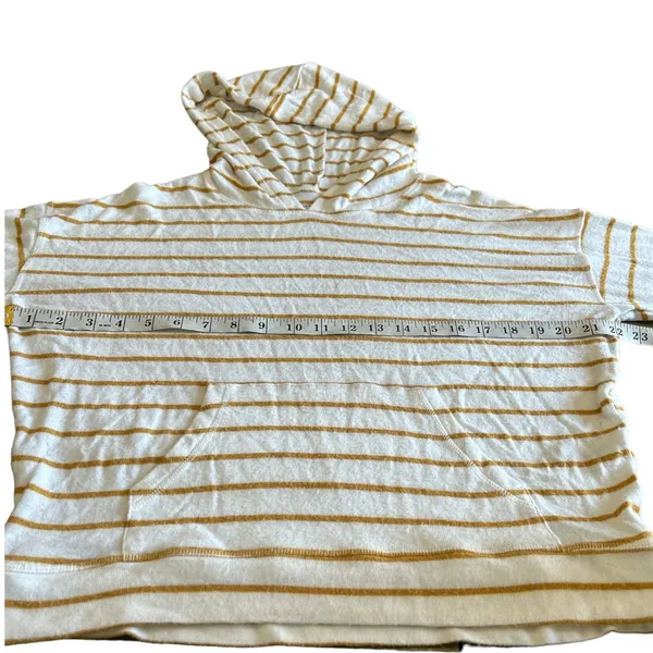 American Eagle Yellow White Striped Soft 6‎ for $36 Sexy Plush Hoodie Top - Image 10
