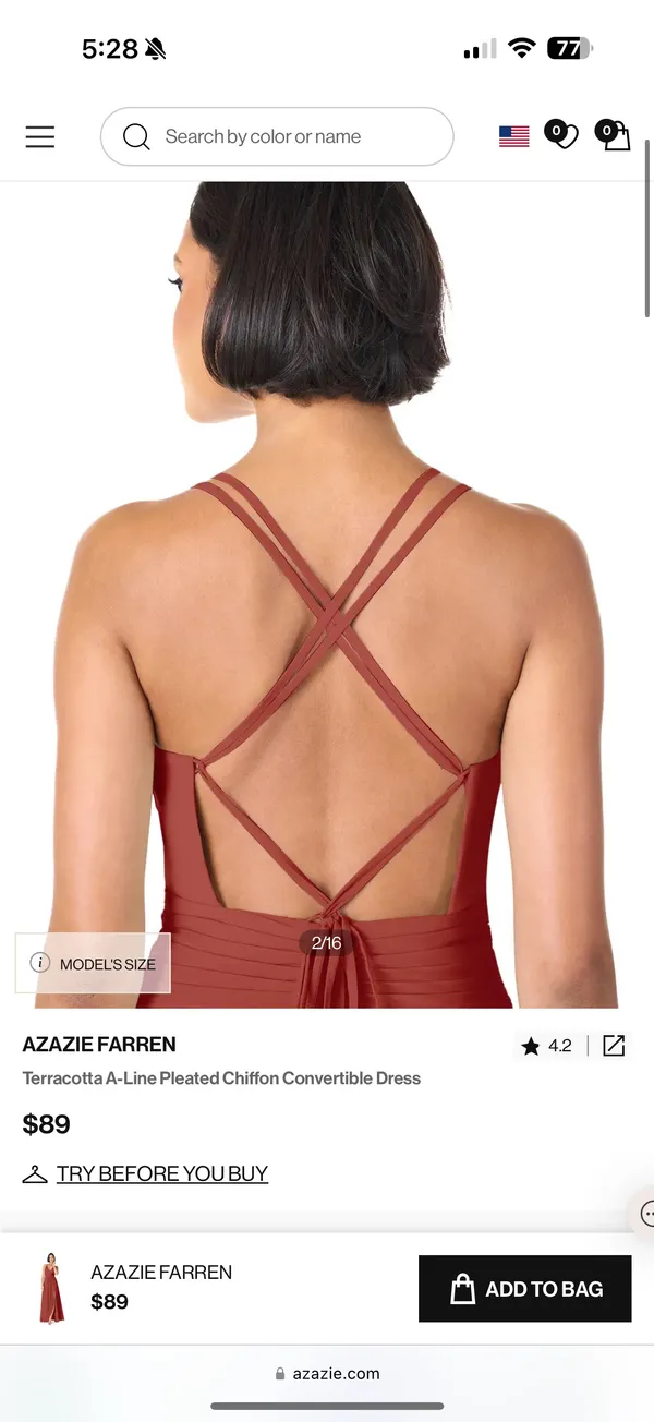 Azazie Farren Dress - Image 5