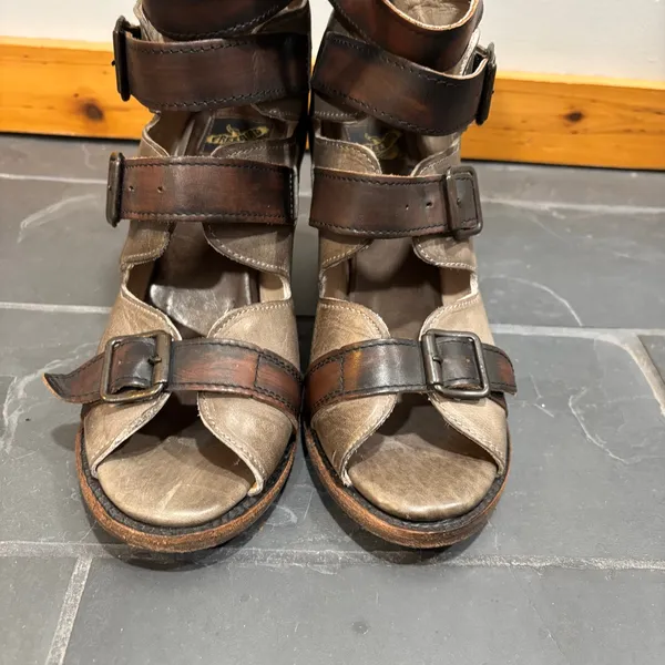 Freebird Bond Leather Gladiator Heeled Sandal - Image 7