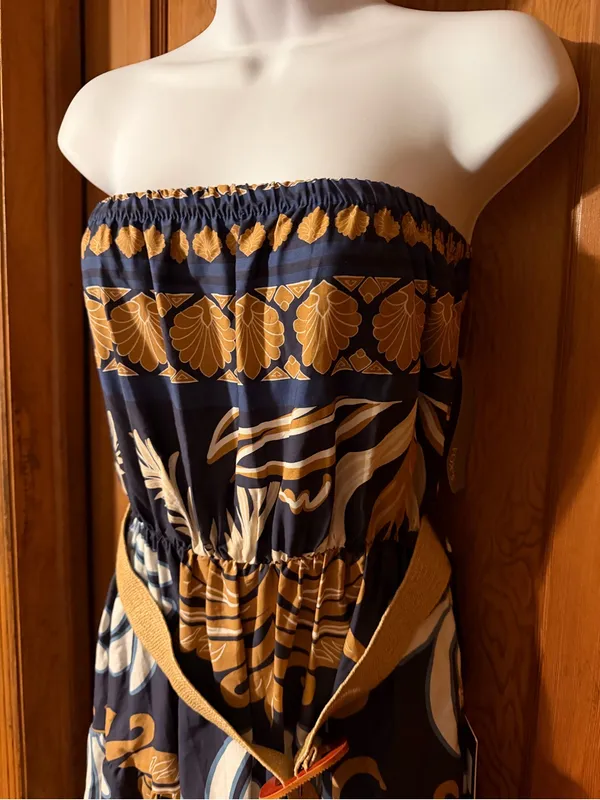 Adora Strapless Maxi Dress Blue Size undefined - Image 4