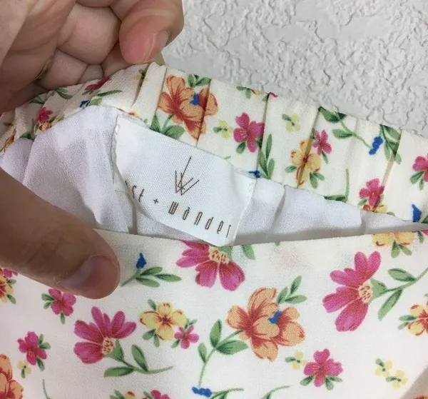 LF NWT | Lost + Wander floral ruffle midi skirt - Image 5
