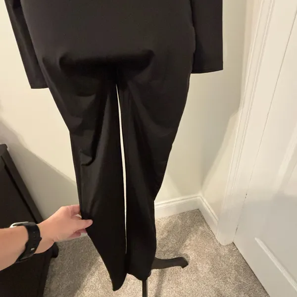 Black BODYSUIT Size Small Long Sleeve/Long leg - Image 3