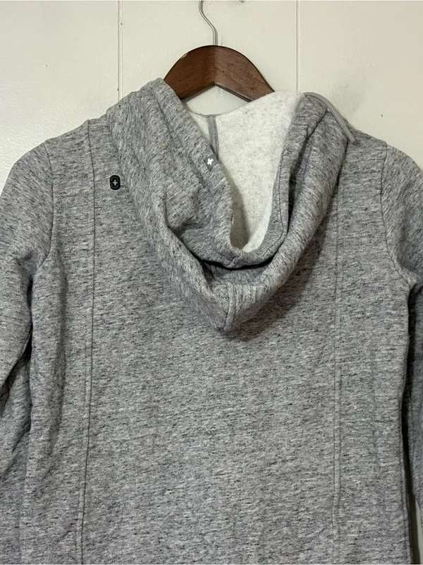 FIGS Essentials Hoodie XS Gray Full Zip Jacket Soft Fleece Medical Athleisure - Image 13