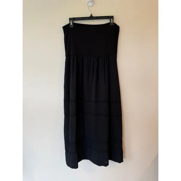 Chicos Thea Convertible Skirt Dress Women Large Black Strapless Classic Normcore - Image 2