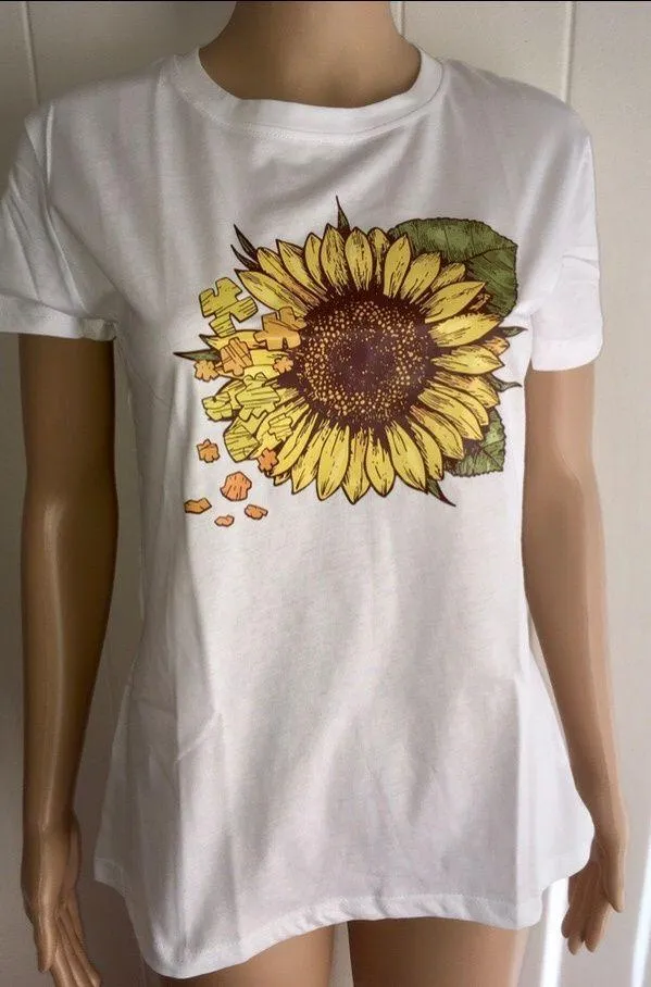 Sunflower Shirt, Medium White - Image 4