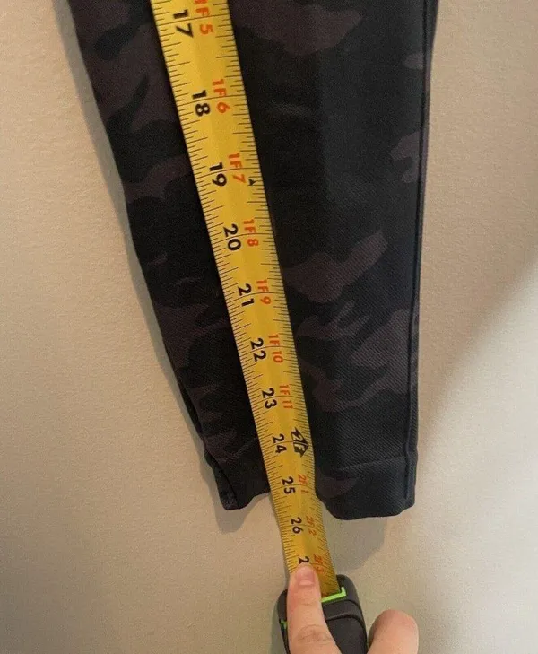 Spanx Navy Blue Gray Camo Seamless Look At Me Now Leggings Size Large - Image 13