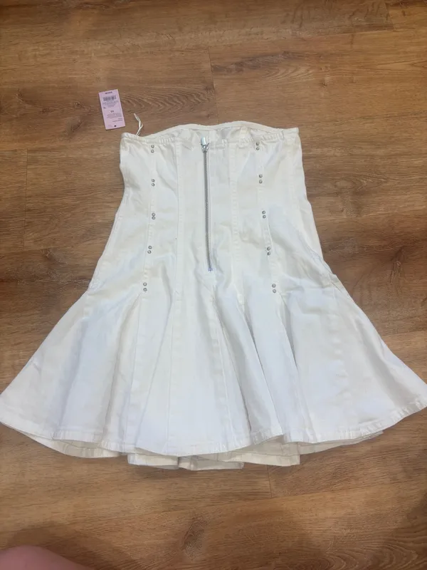 Wild Fable White strapless western dress - Image 5