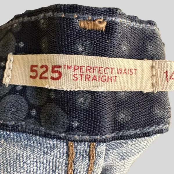 Levi Strauss & Co 525 Women's Perfect Waist Straight Leg Jeans Denim Size 14 - Image 8