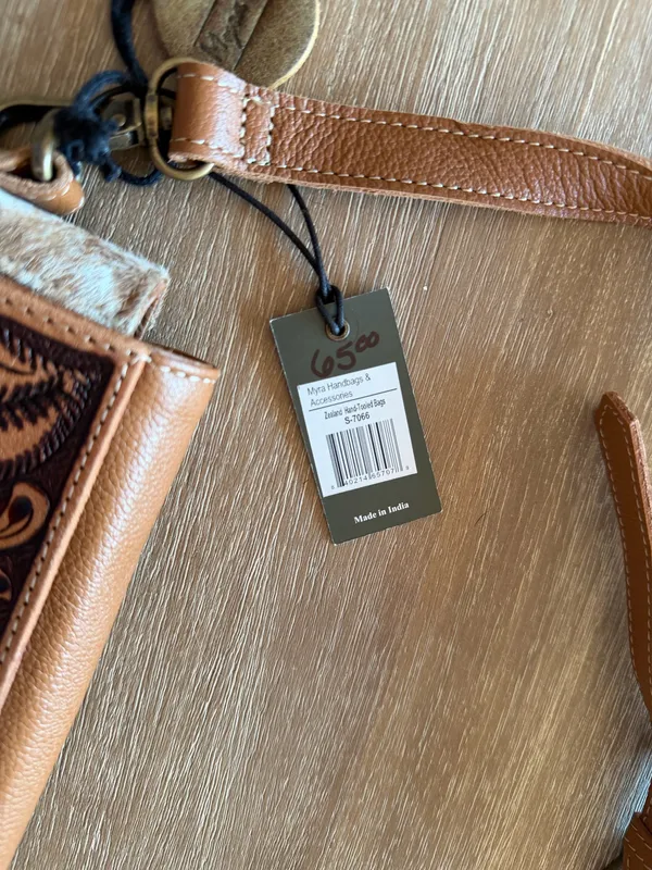 Myra Bags Zealand Hand-Tooled Bag - Image 2