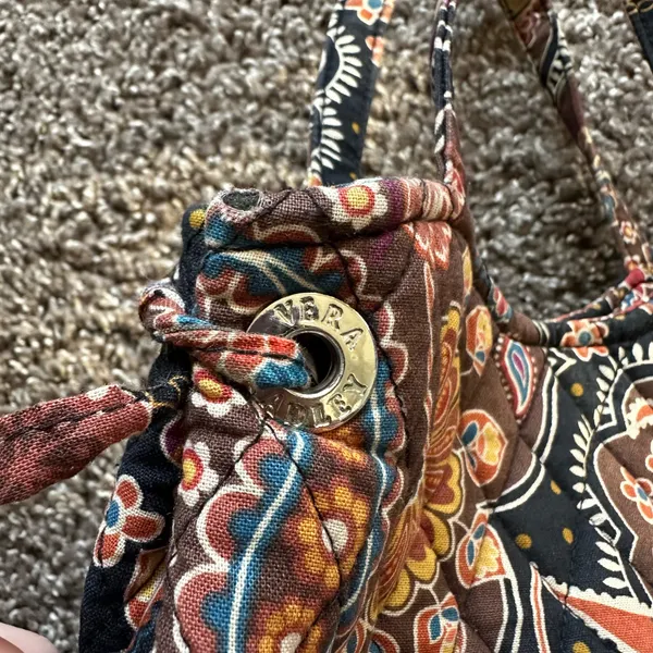 Vera Bradley Kensington Sherry Small Tote, Retired Paisley - Image 5