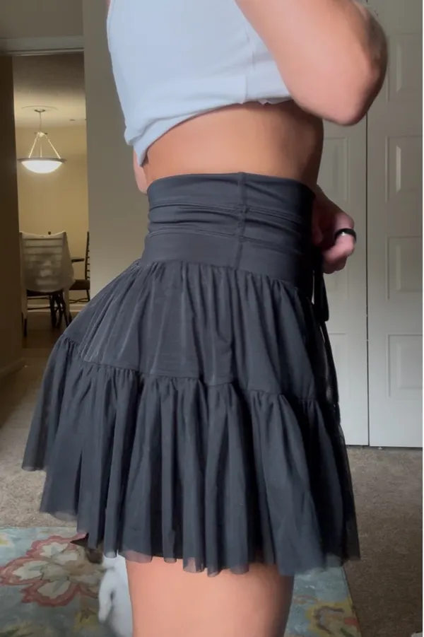 Popflex Tulle Skort Black Size XXS - Image 3