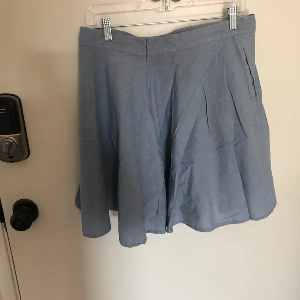 Bongo Light Jean Style Fabric Circle Skirt - Image 2