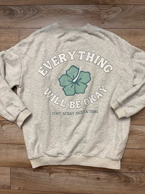 Sunkissed coconut crewneck sweatshirt Gray Size L - Image 5