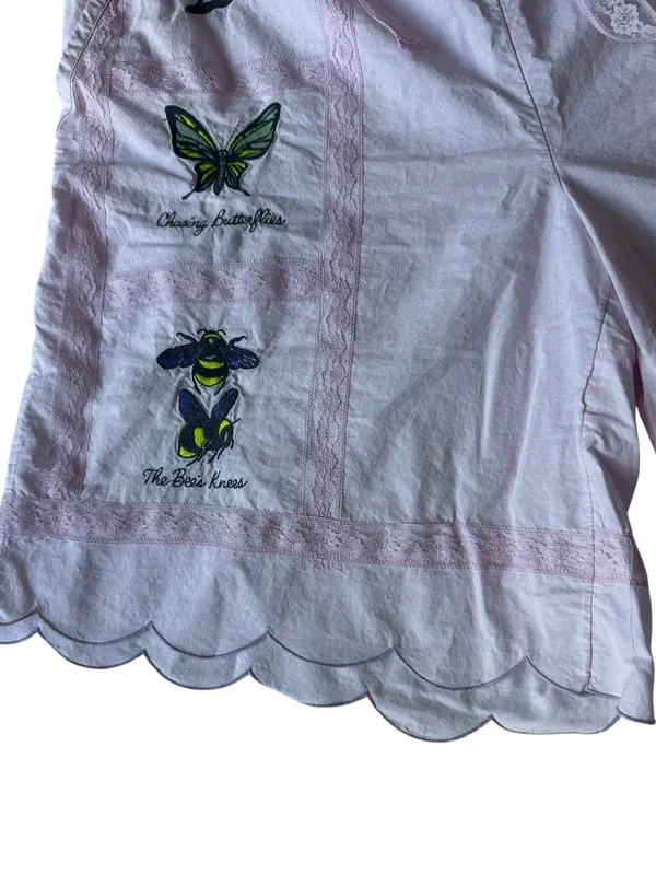 Anthropologie LyreBird Embroidered Bermuda Shorts - Image 7