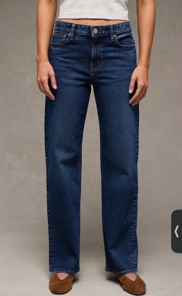 AE High Waisted Stovepipe Jeans - Image 6