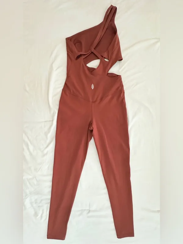 FP Movement by Free People Transcend Limits Onesie – Ginger Spice – S - Image 6