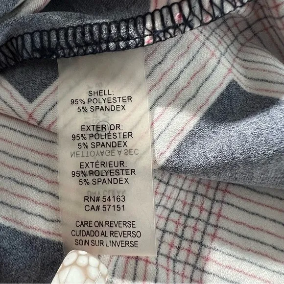 Y2K Tommy Hilfiger Sleeveless Button Front Top Womens Small Plaid Stretch Preppy - Image 9