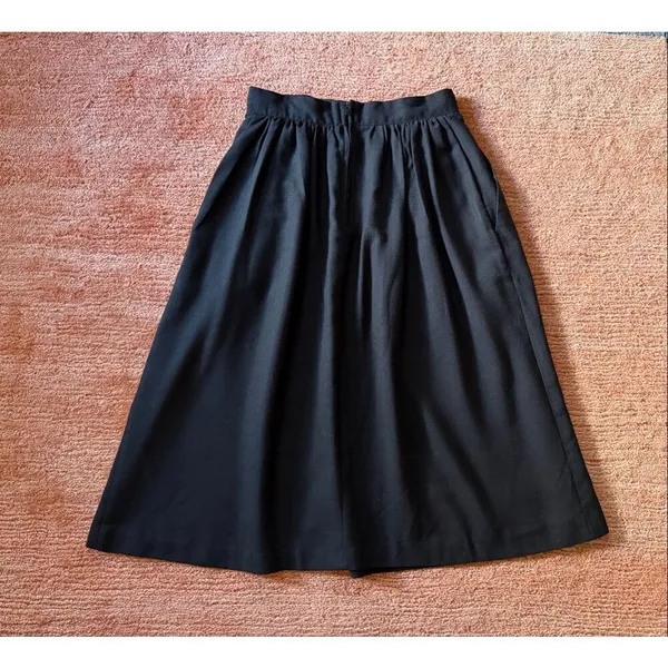 Sag Harbor Vintage High Waist Midi Skirt Dark Charcoal Gray Size 9/10 - Image 6