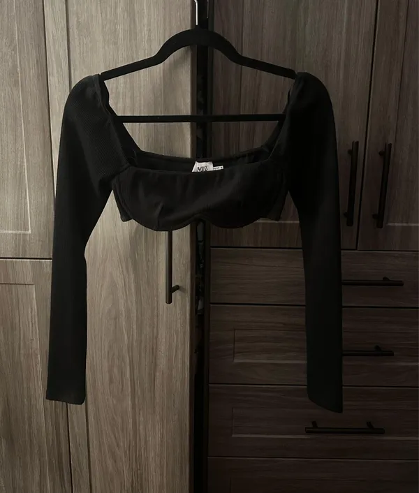 Princess Polly Ribbed Bustier Crop Top - Image 2