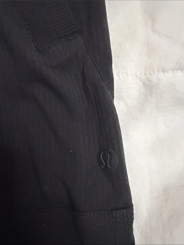 lululemon athletica Black Wide-Leg Drawstring Lounge Pants - Image 2