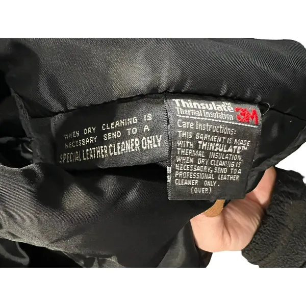 Wilsons Black Leather Motorcycle Jacket Vintage Biker Harley Davidson Size‎ XS - Image 11