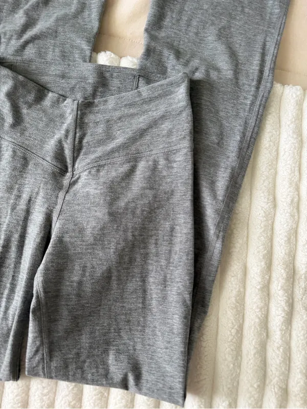 Fabletics Women's Heather Gray Flare Leggings - Image 2