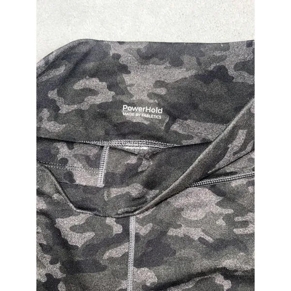 Fabletics Women's Size M Powerhold Leggings in Black Camo - Image 2